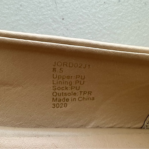 MADDEN GIRL ‘Jordyn’ Chain Detail Vegan Nude Ballet Flats Women’s Size 8.5 - Picture 5 of 7